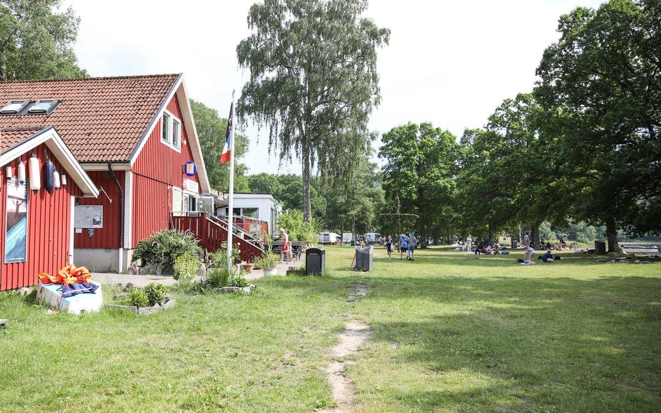 Lygnared, Alingsås kommun: 18,6 grader (uppmätt 21 juli). 