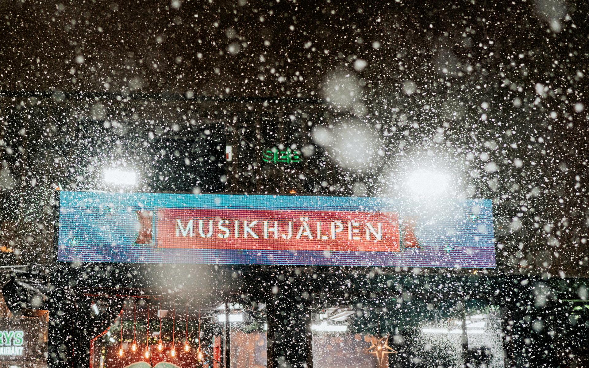 Musikhjälpen 2019 Foto: Martin Bohm