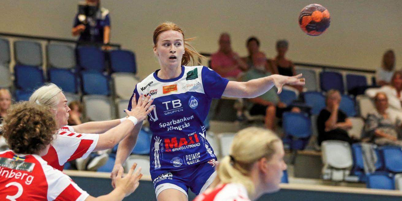 Kajsa Lindberg Blohm gjorde fyra mål, trots att hon var punktmarkerad stora delar av matchen. 