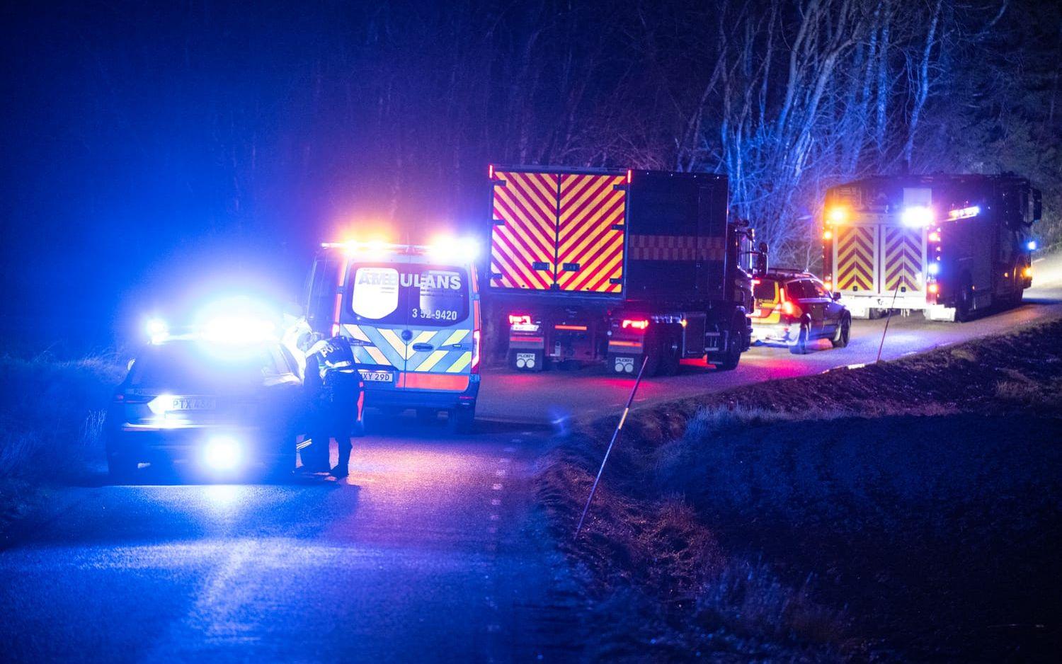 På torsdagskvällen inträffade en singelolycka strax utanför Alingsås.