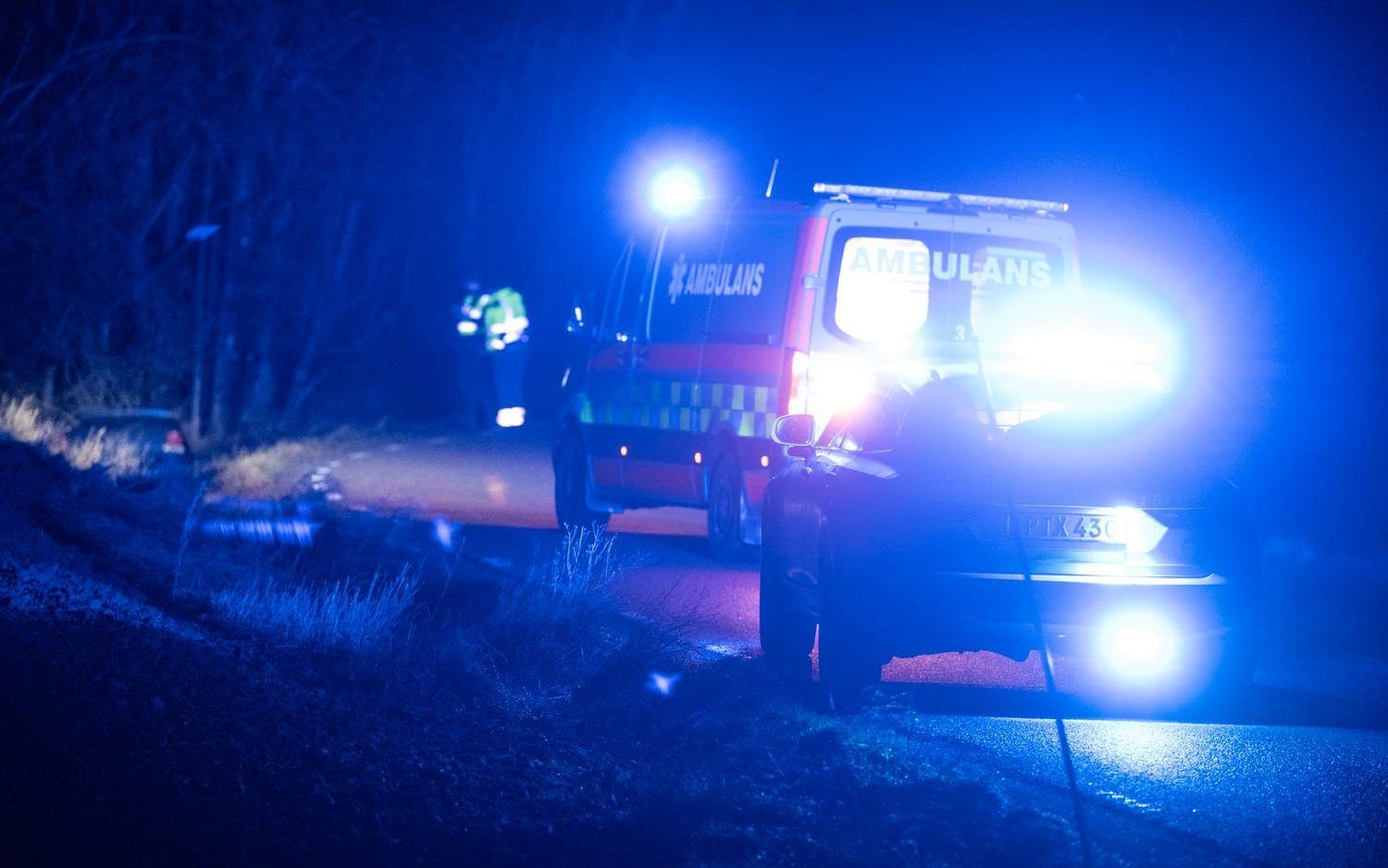 På torsdagskvällen inträffade en singelolycka strax utanför Alingsås.