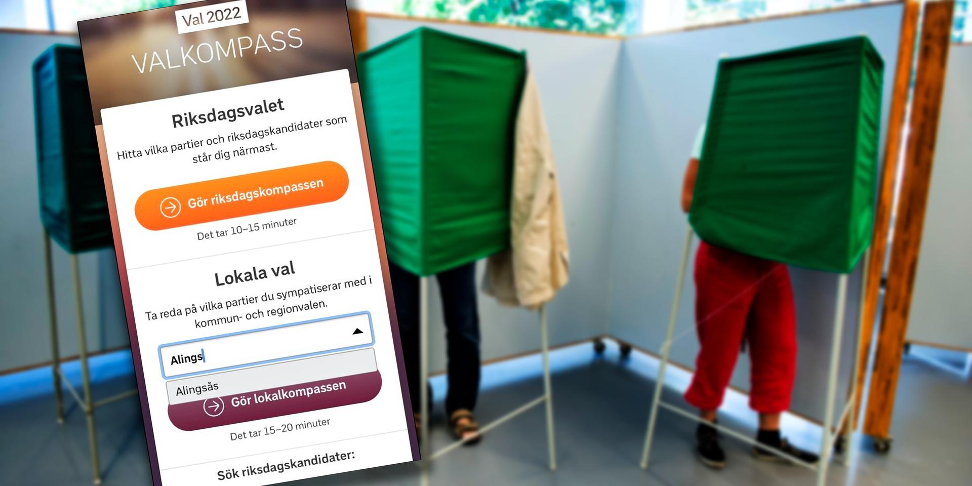 Med hjälp av Alingsås Tidnings valkompass kan du nu hålla dig uppdaterad inför valet på vad de olika lokala partierna står för. 